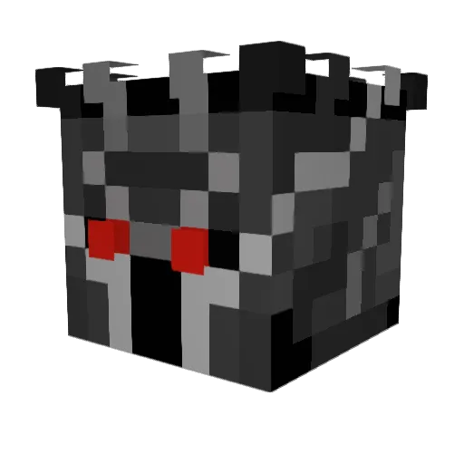 Death_Hydra Minecraft avatar head, 3D render