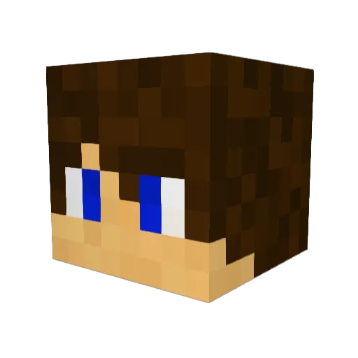Death_Lord_03 Minecraft avatar head, 3D render
