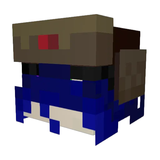 Death_Phantom96 Minecraft avatar head, 3D render