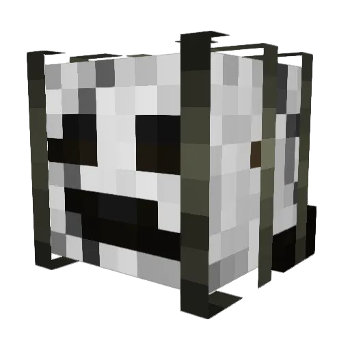 Death_Pox Minecraft avatar head, 3D render