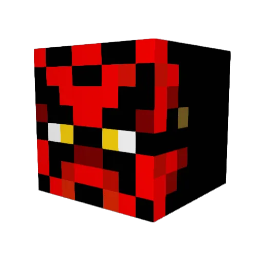 Death_Silence Minecraft avatar head, 3D render