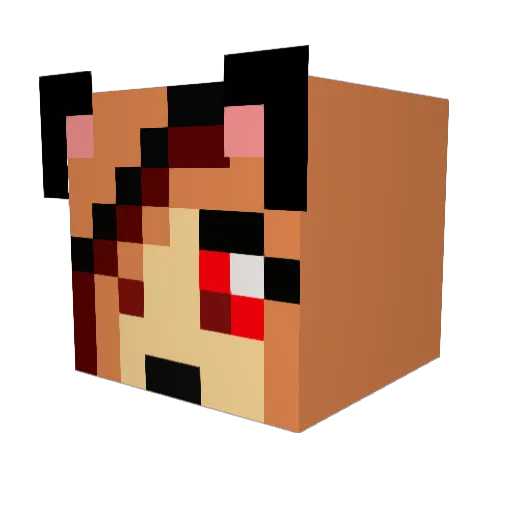 Death_Toad Minecraft avatar head, 3D render