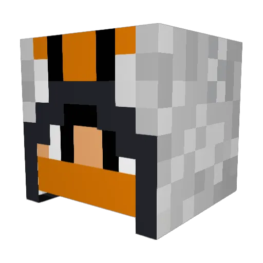 Death_killr Minecraft avatar head, 3D render