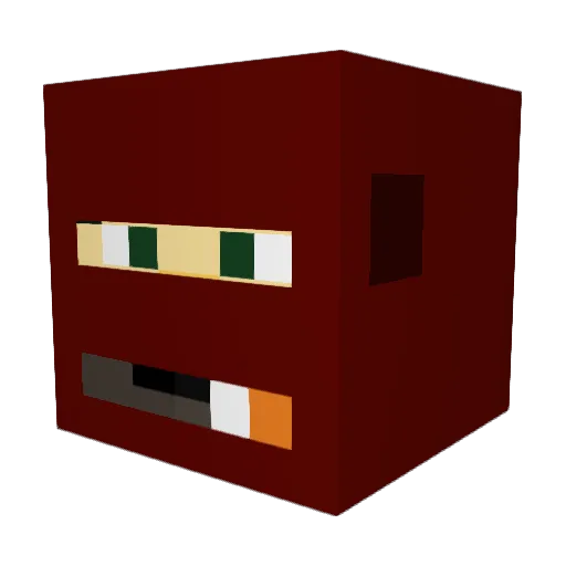 Death_kwon_doe Minecraft avatar head, 3D render