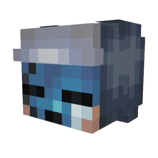 Death_ofa_hero Minecraft avatar head, 3D render