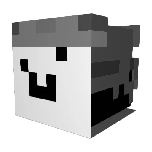 Deathadder592 Minecraft avatar head, 3D render