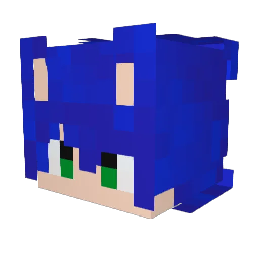 DeathadderExpert Minecraft avatar head, 3D render