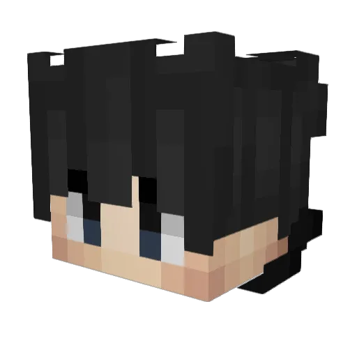 Deathatonce12 Minecraft avatar head, 3D render