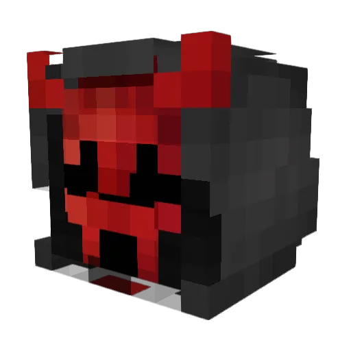 Deathbat318 Minecraft avatar head, 3D render