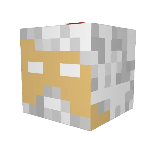 Deathbringer123 Minecraft avatar head, 3D render