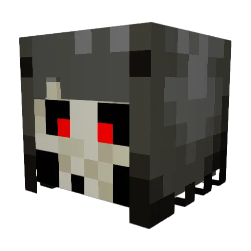 Deathbringer87 Minecraft avatar head, 3D render
