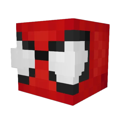 Deathenater6445 Minecraft avatar head, 3D render
