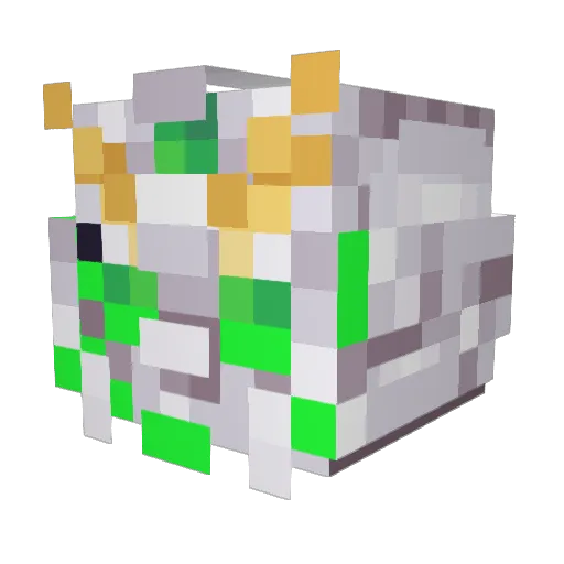 Deathknight7915 Minecraft avatar head, 3D render