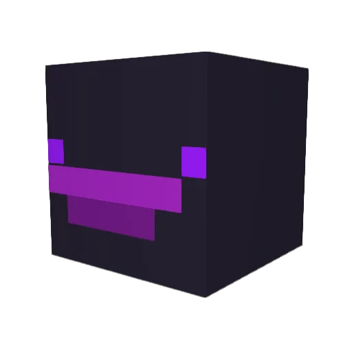 Deathlessrow Minecraft avatar head, 3D render
