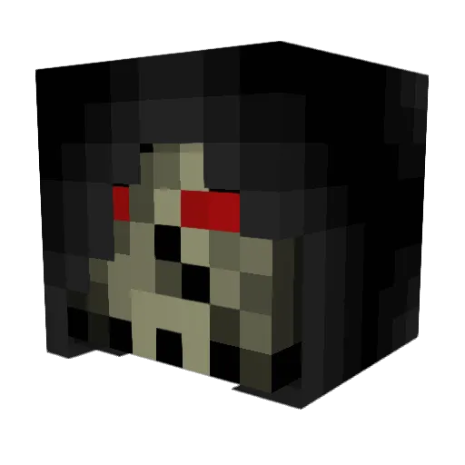 Deathminer3020 Minecraft avatar head, 3D render