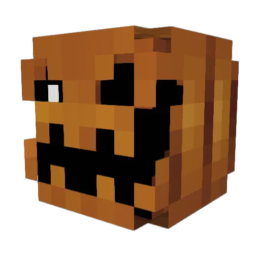 Deathpony44 Minecraft avatar head, 3D render