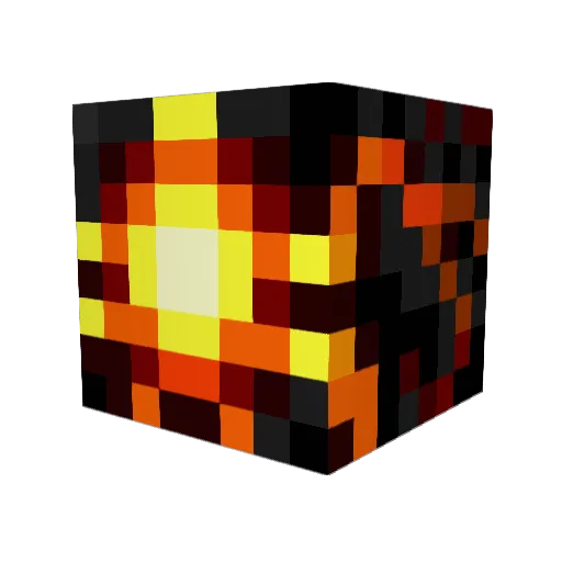 Deathpuncture Minecraft avatar head, 3D render