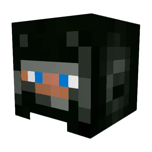 Deathranger999 Minecraft avatar head, 3D render