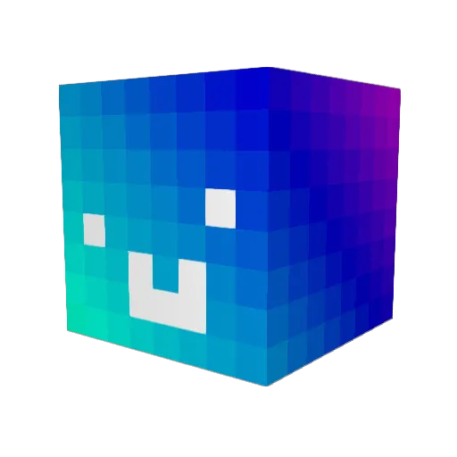 Deathstar77755 Minecraft avatar head, 3D render