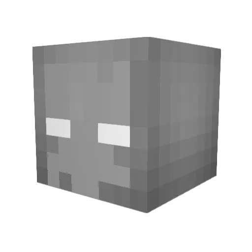 Deathstare234 Minecraft avatar head, 3D render
