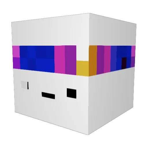 Deathstorm9910 Minecraft avatar head, 3D render