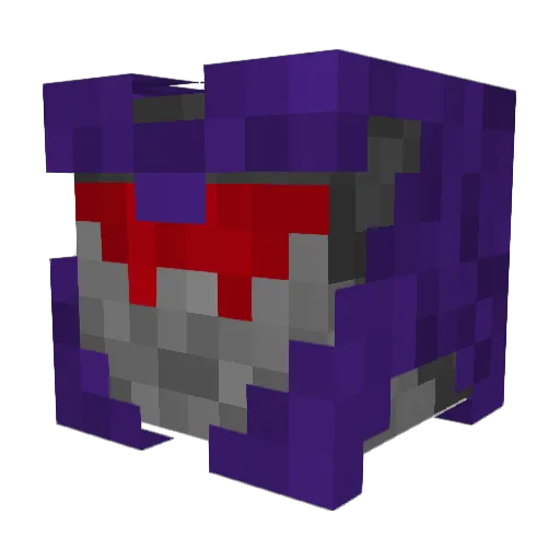 Deathstrock666 Minecraft avatar head, 3D render