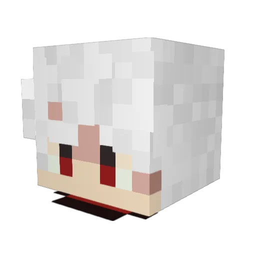 Deathstrok_ZH Minecraft avatar head, 3D render
