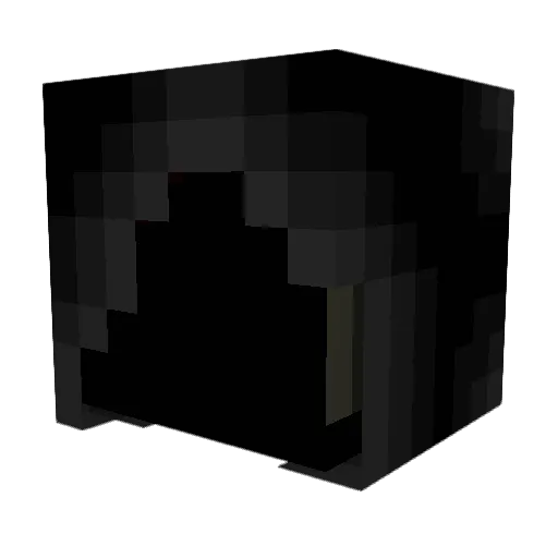 Deathtal Minecraft avatar head, 3D render