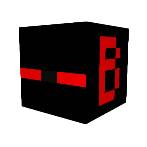 Deathwalk Minecraft avatar head, 3D render