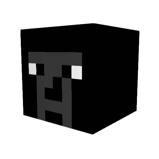 Deawenism Minecraft avatar head, 3D render