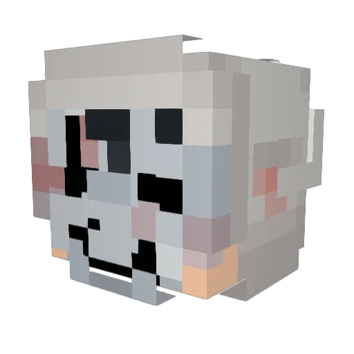 Deazen Minecraft avatar head, 3D render