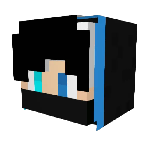 Deazo_28 Minecraft avatar head, 3D render
