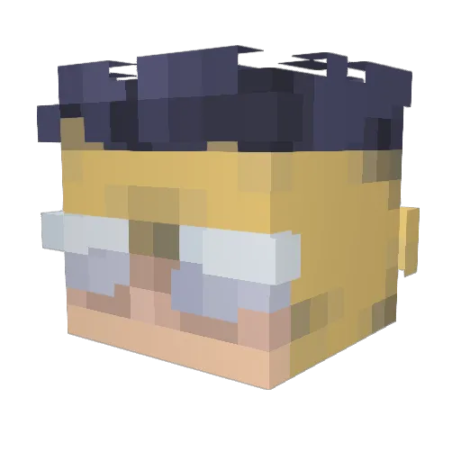 DebatableHalo31 Minecraft avatar head, 3D render