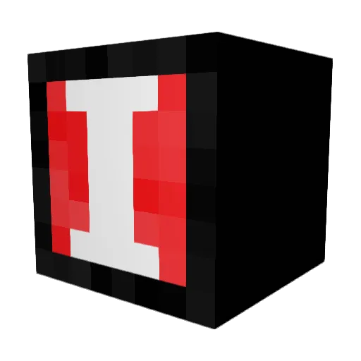 Debbloo Minecraft avatar head, 3D render