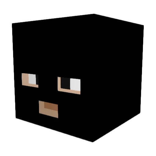 Debelqko1312 Minecraft avatar head, 3D render