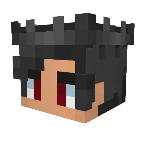 DebenTorba Minecraft avatar head, 3D render