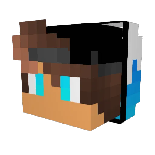 Debo9356 Minecraft avatar head, 3D render