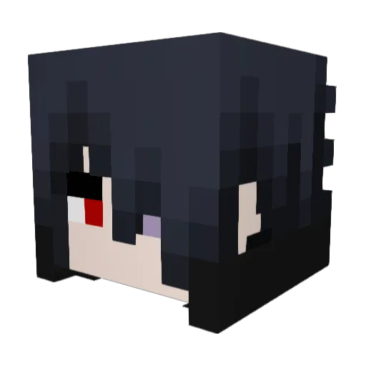 Deboxinho Minecraft avatar head, 3D render
