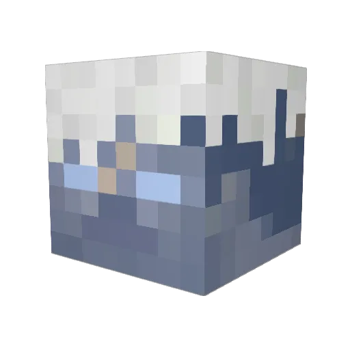 Debug Minecraft avatar head, 3D render