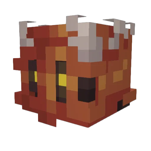 DecayZero Minecraft avatar head, 3D render