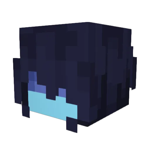 DecayedCemetery Minecraft avatar head, 3D render
