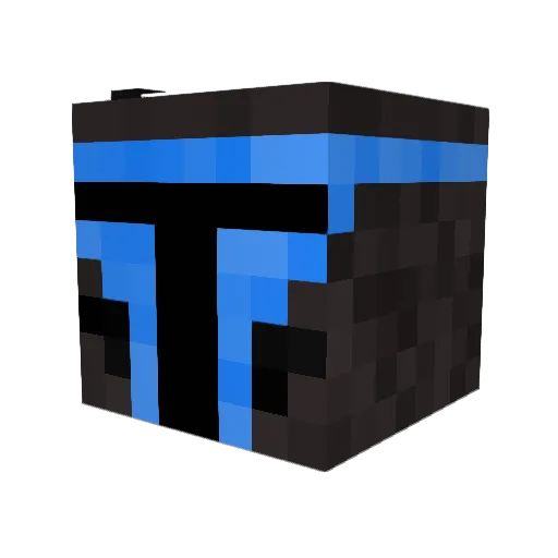 Decider12 Minecraft avatar head, 3D render