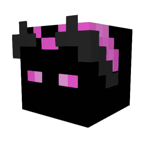 DecimalDoor8564 Minecraft avatar head, 3D render
