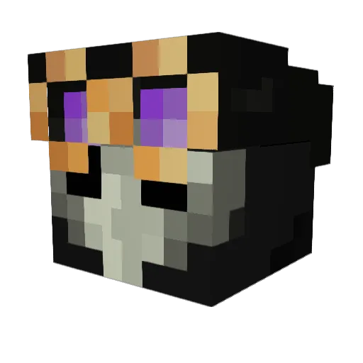 DecisiveCandy Minecraft avatar head, 3D render