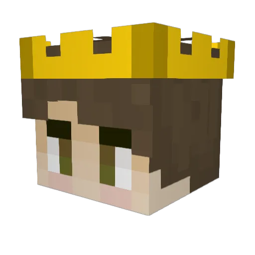 DeclanHamlin Minecraft avatar head, 3D render