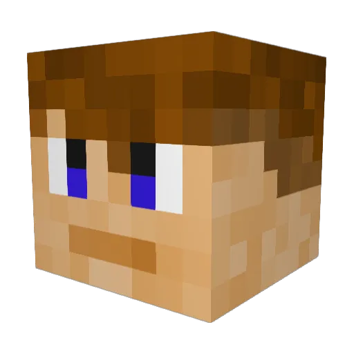 Declan_Plays Minecraft avatar head, 3D render