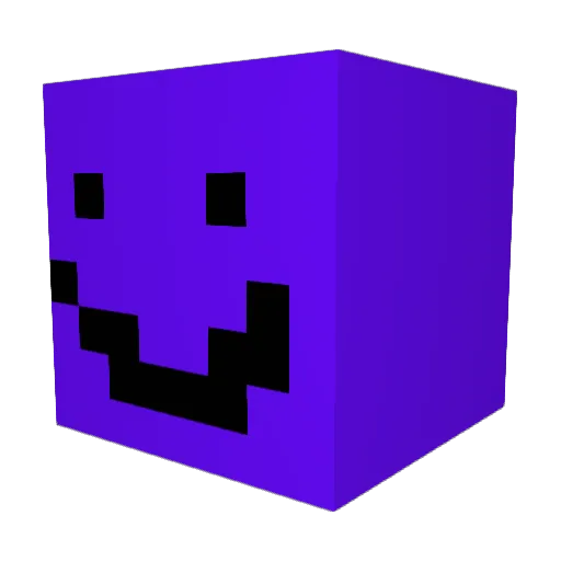DeclareX Minecraft avatar head, 3D render