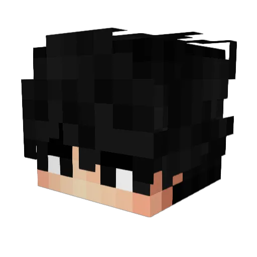 Deconiccito Minecraft avatar head, 3D render