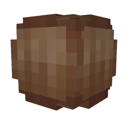 DecoratedCoconut Minecraft avatar head, 3D render