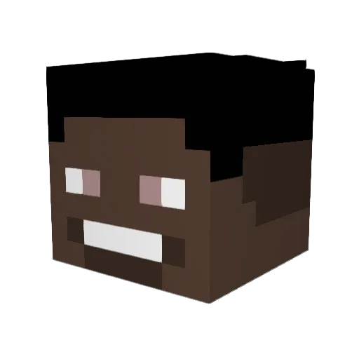 Decoy29 Minecraft avatar head, 3D render